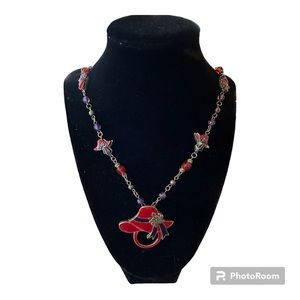 Red Hat Society Necklace